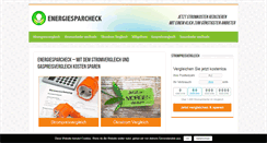 Desktop Screenshot of energiesparcheck.de